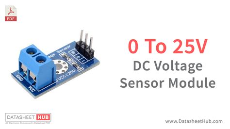 voltage sensor 25v datasheet.